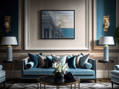living-room-with-blue-sofa-painting-wall living-room-with-blue-sofa-painting-wall