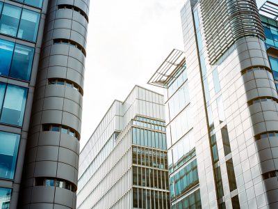 Tall building in the center of the city Tall building in the center of the city